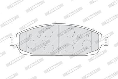 FERODO FDB4002 Číslo výrobce: 24250. EAN: 4044197396627.