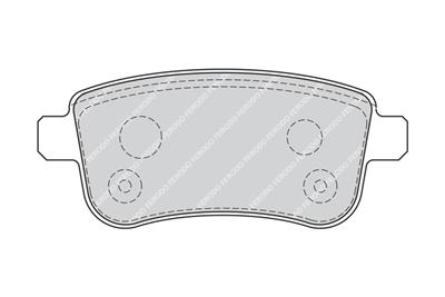 FERODO FDB4182 Číslo výrobce: 24820. EAN: 4044197458530.