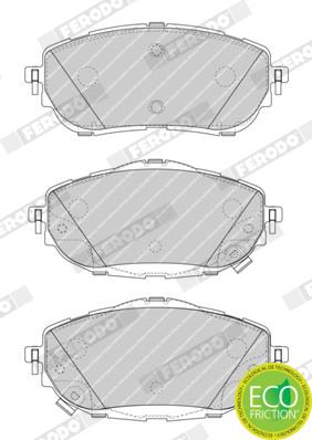 FERODO FDB4648 Číslo výrobce: 25698. EAN: 4044197743957.