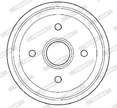 FERODO FDR329158 Číslo výrobce: 100714. EAN: 4044197853731.