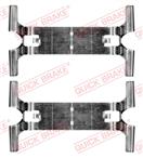 QUICK BRAKE 109-0204 - Sada príslušenstva obloženia kotúčovej brzdy