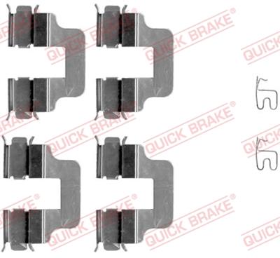 QUICK BRAKE 109-1245 EAN: 5706021072198.