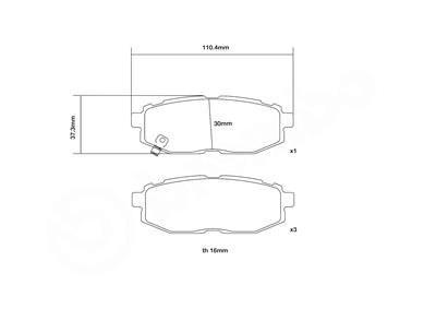 BREMBO 07.B315.39 EAN: 8020584603093.