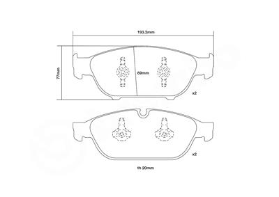 BREMBO 07.D435.23 EAN: 8020584603901.