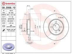 BREMBO 08.3068.10