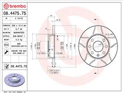 BREMBO 08.4475.75