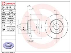BREMBO 08.4917.10