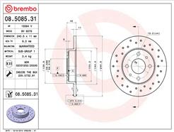 BREMBO 08.5085.31
