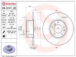 BREMBO 08.5141.20