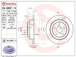 BREMBO 08.6897.11