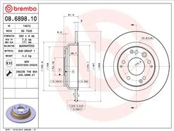 BREMBO 08.6898.10