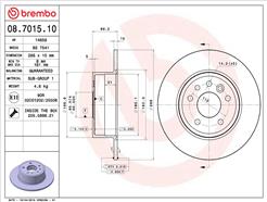 BREMBO 08.7015.10