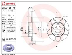 BREMBO 08.7165.75