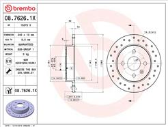 BREMBO 08.7626.1X