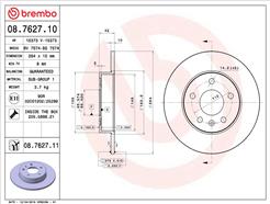 BREMBO 08.7627.11
