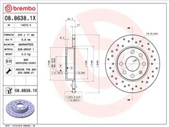 BREMBO 08.8638.1X