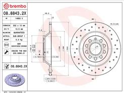 BREMBO 08.8843.2X