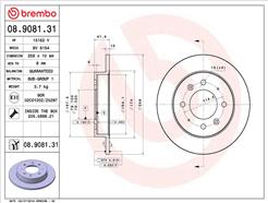 BREMBO 08.9081.31