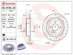 BREMBO 08.9163.2X