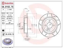 BREMBO 08.9163.75