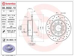 BREMBO 08.9502.1X