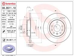 BREMBO 08.9511.10