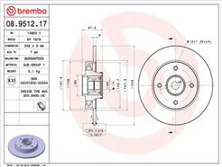 BREMBO 08.9512.17