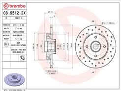 BREMBO 08.9512.2X