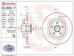 BREMBO 08.9558.17