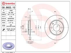 BREMBO 08.9602.10