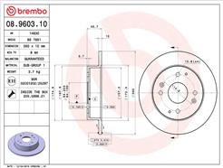 BREMBO 08.9603.10