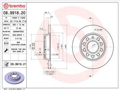 BREMBO 08.9918.21