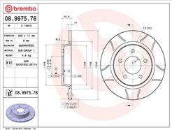 BREMBO 08.9975.76