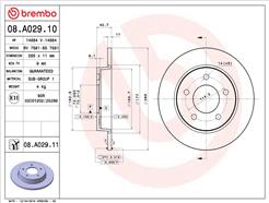 BREMBO 08.A029.11