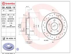 BREMBO 08.A029.1X