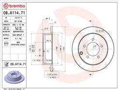 BREMBO 08.A114.71