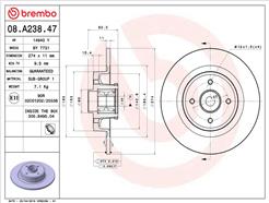 BREMBO 08.A238.47