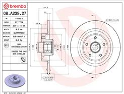 BREMBO 08.A239.27