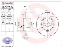 BREMBO 08.A298.10