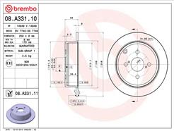 BREMBO 08.A331.11