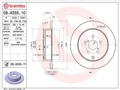 BREMBO 08.A335.11