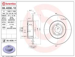 BREMBO 08.A336.11