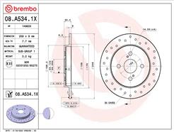 BREMBO 08.A534.1X