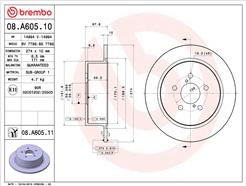 BREMBO 08.A605.11