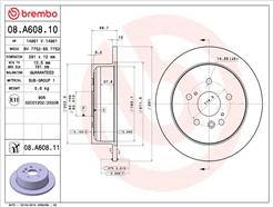 BREMBO 08.A608.11