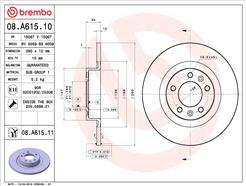 BREMBO 08.A615.11
