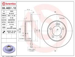 BREMBO 08.A651.10