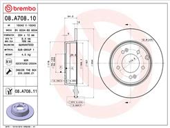 BREMBO 08.A708.11