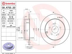 BREMBO 08.A755.20