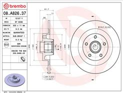 BREMBO 08.A826.37